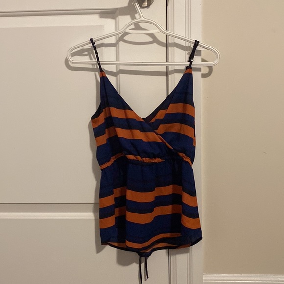 Babaton- Multicolour striped tank top 🧡💙🖤 - Picture 5 of 6